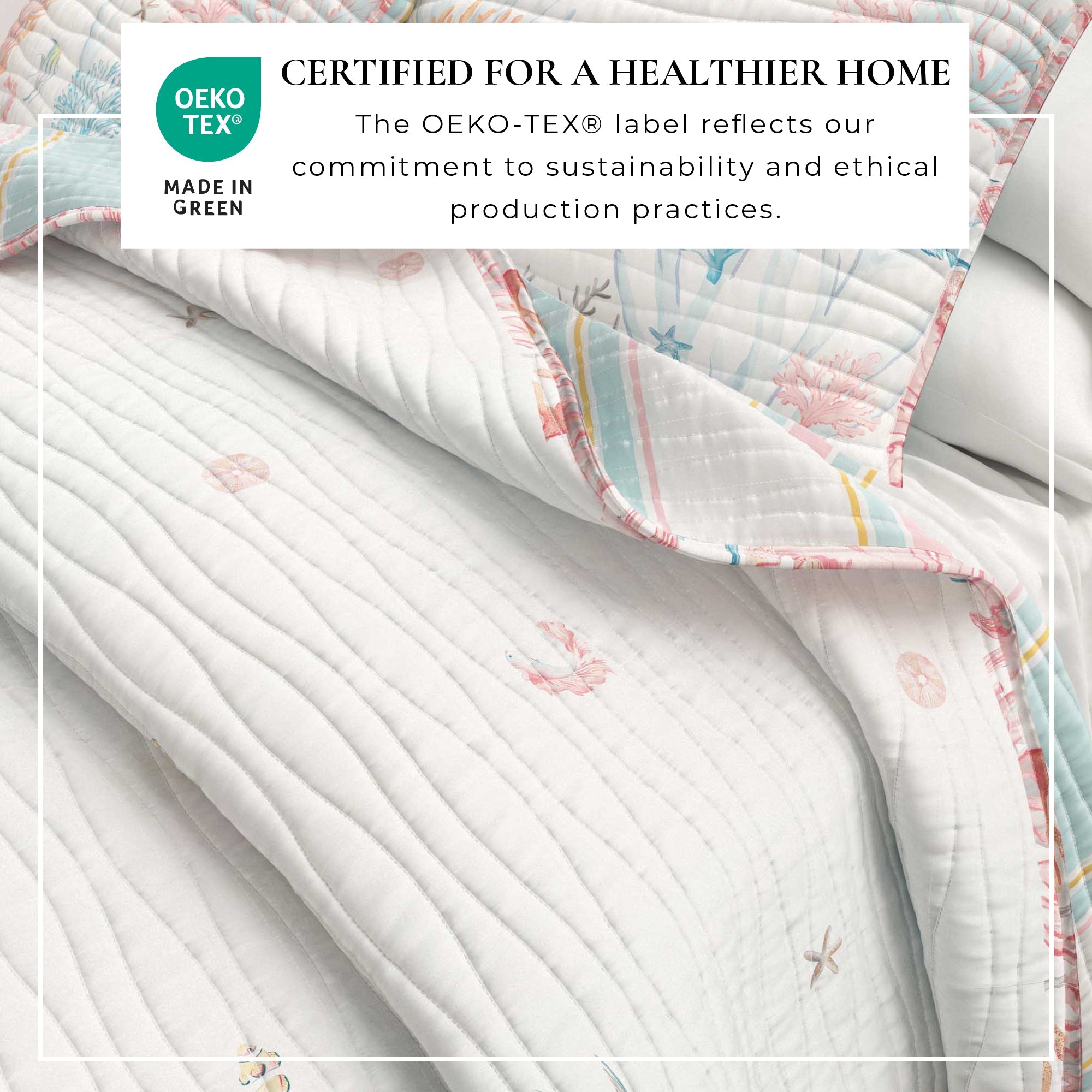 Coastal Coral Reef Quilt Set - Caymen Collection