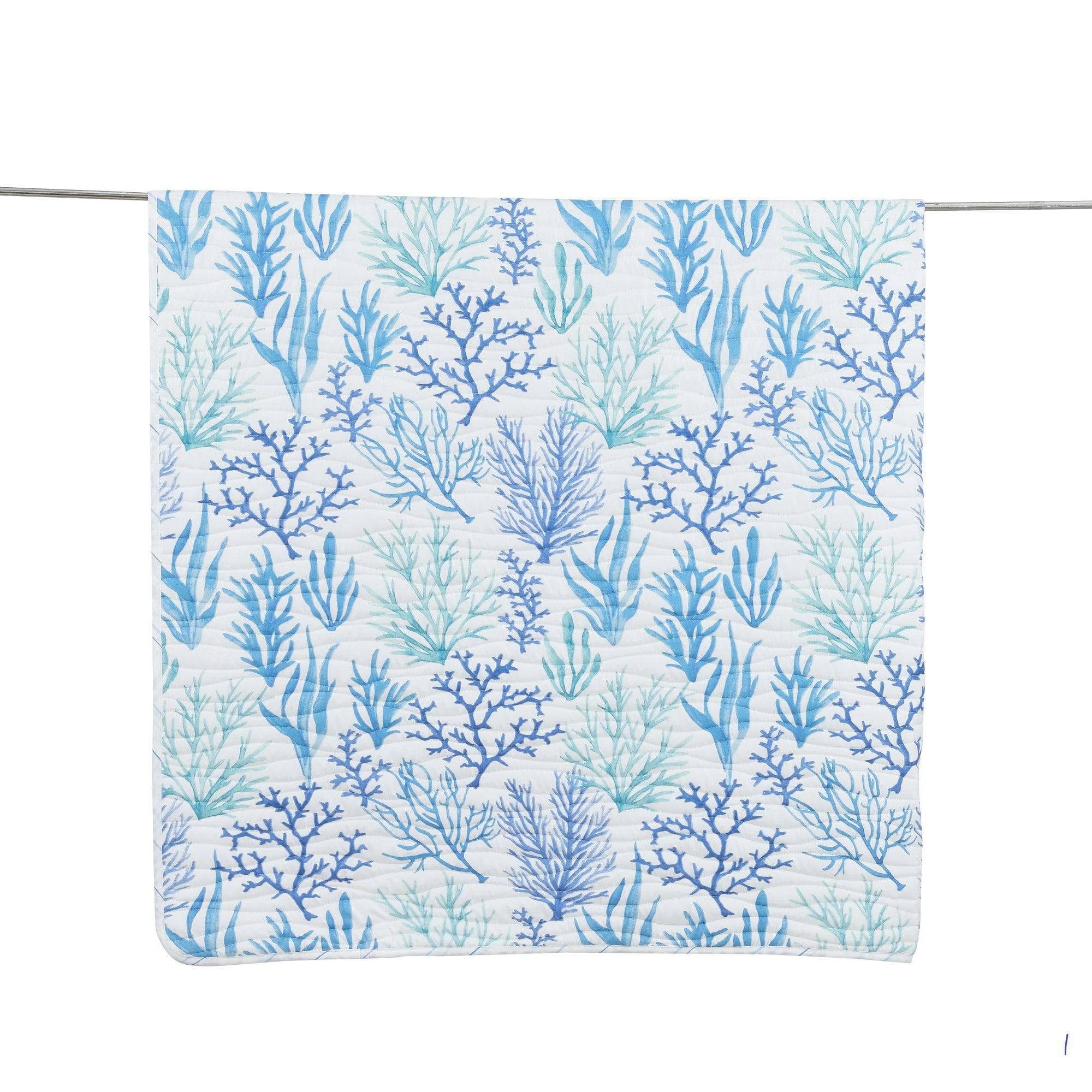 Blue Coral Quilt - Amelia Island