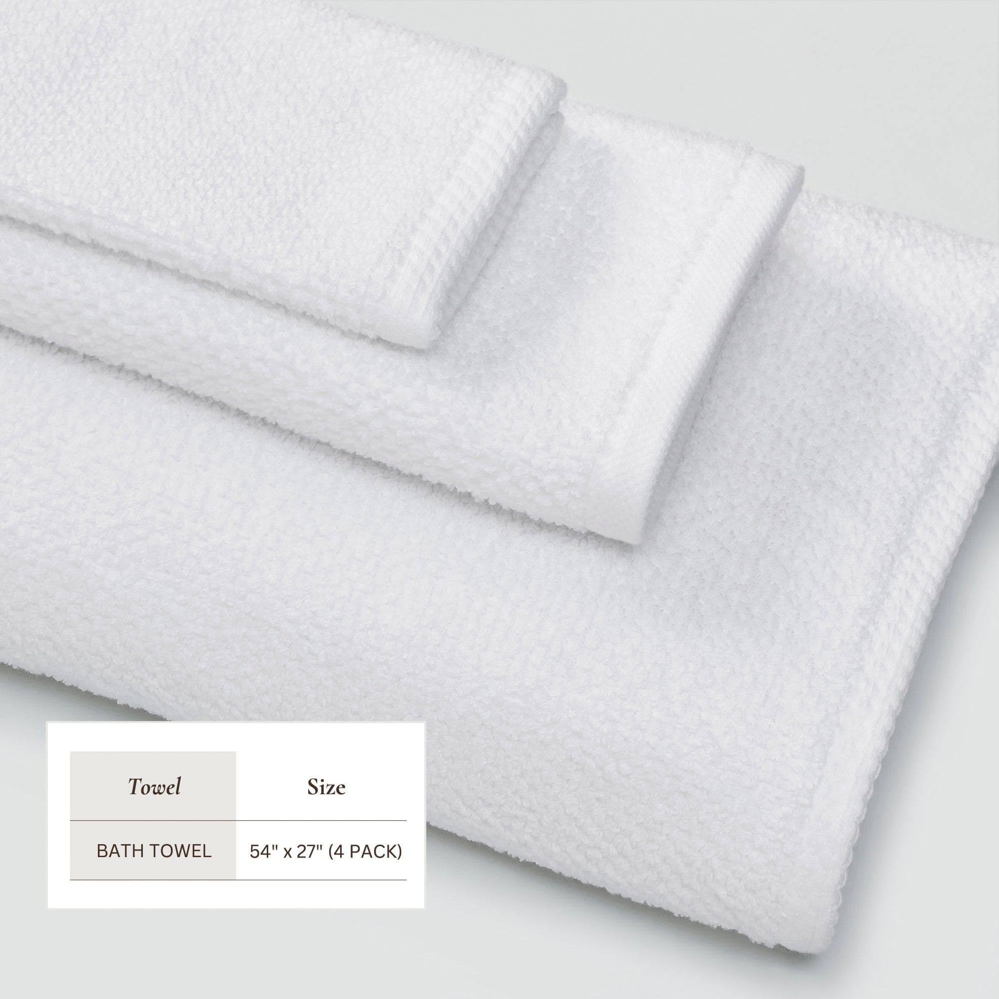 Cotton Textured Bath Towel Set - Acacia Collection