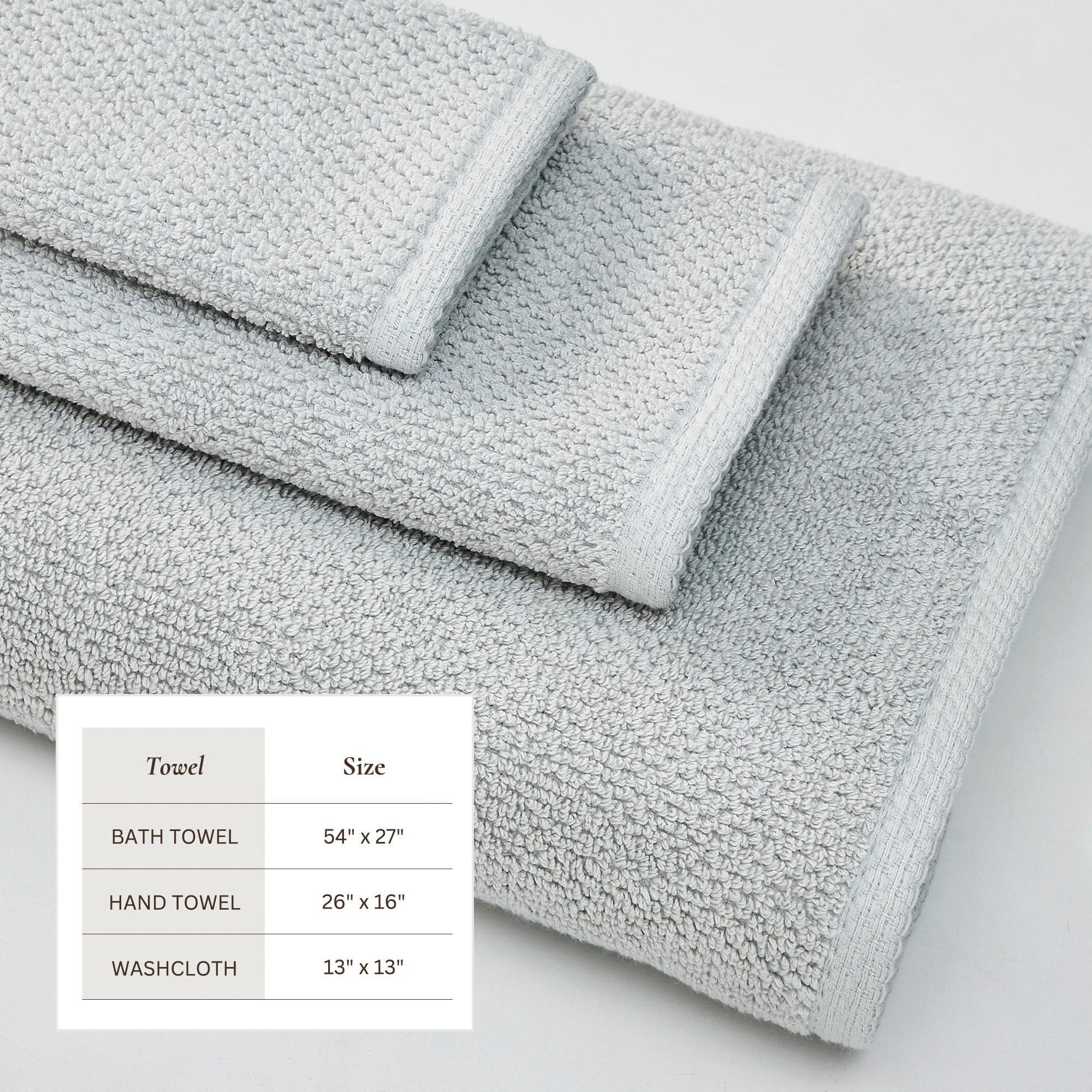 Cotton Textured Bath Towel Set - Acacia Collection